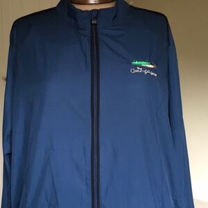 Vintage Adidas Climaproof The Coeur d’Alene Golf Club Logo Windbreaker Jacket